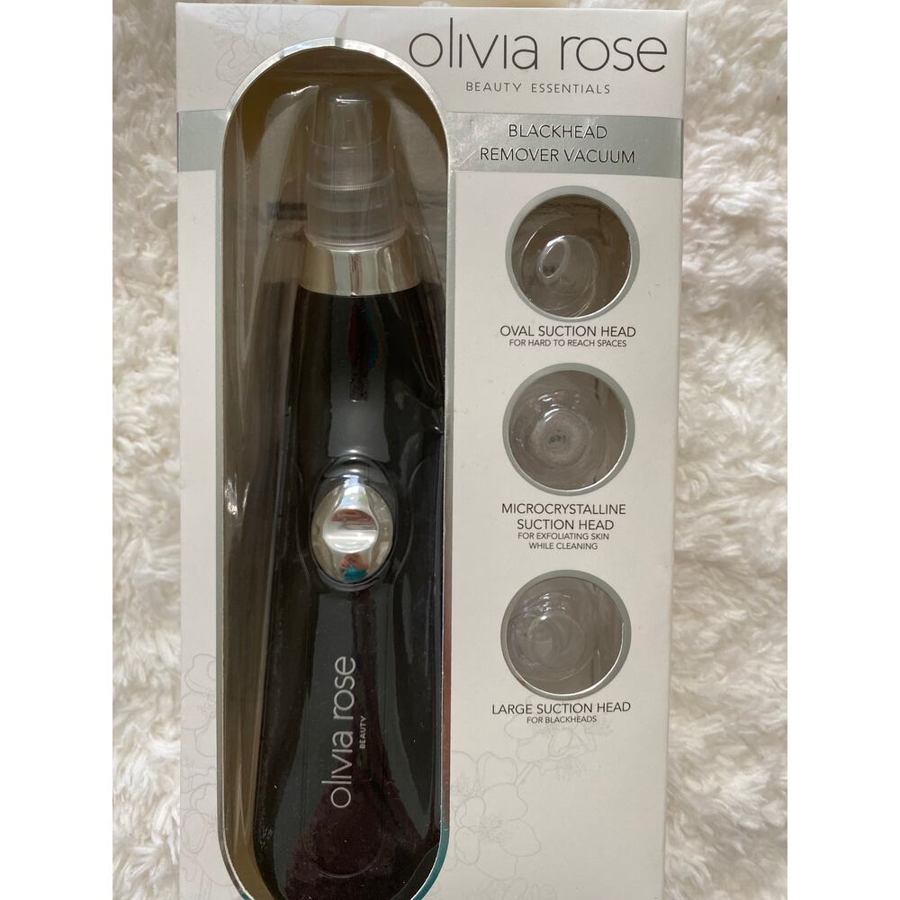 Olivia Rose Electric Vacuum Blackhead Remover Face Suction Pore Cleanser NEW